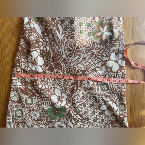 90s-Y2K Vintage Brown floral Sundress - Picture 7 of 9